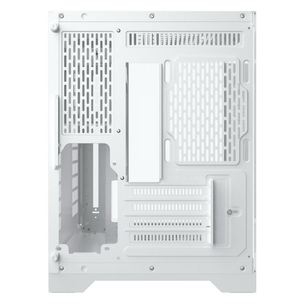 CASE XIGMATEK ALPHA - PANO M (EN43079) - PREMIUM M-ATX GAMING CASE | Black - White