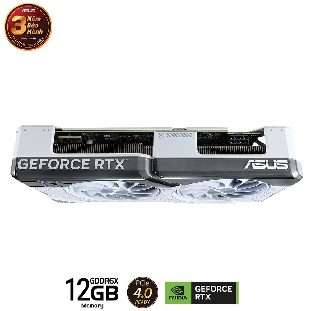 Card màn hình ASUS Dual GeForce RTX™ 4070 White Edition 12GB GDDR6X