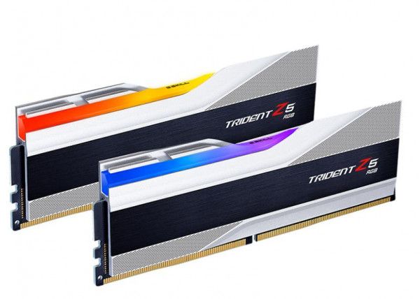 Ram GSKILL Trident Z5 RGB 64GB 6400MHz DDR5 (32GBx2) Silver F5-6400J3239G32GX2-TZ5RS