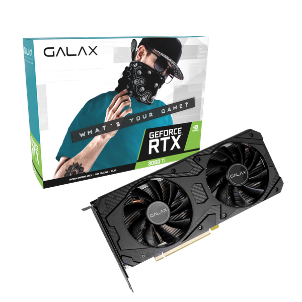  Card Màn Hình GALAX GeForce RTX 3060 Ti (1-Click OC) LHR 