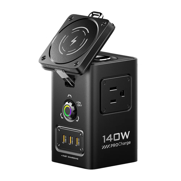  Trạm sạc đa năng PISEN AURORA GaNUltra All-in-one Charger, 140W Desktop MagStation Charging Hub 