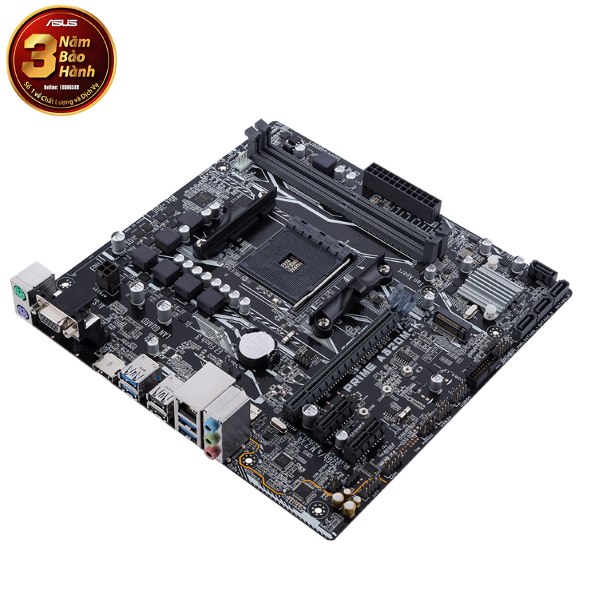 MAINBOARD ASUS PRIME A320M-K (AMD A320, SOCKET AM4, ATX, 2 KHE RAM DDR4)