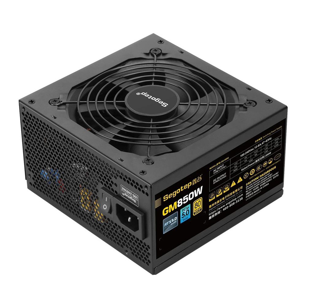 Nguồn Máy Tính Segotep GM850W (850W - 80 Plus Gold)
