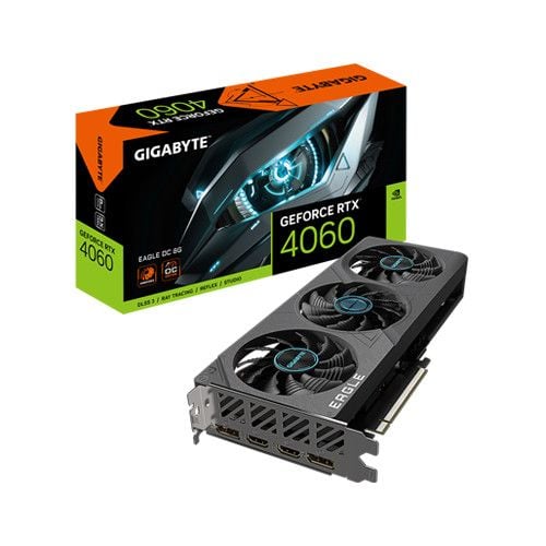 Card màn hình GIGABYTE GeForce RTX 4060 EAGLE OC 8GB GDDR6 (N4060EAGLE-OC-8GD)