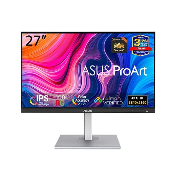  Màn Hình Chuyên Đồ Họa ASUS ProArt PA279CV-J (27 inch-4K-IPS-100% sRGB-100% Rec. 709-Color Accuracy ΔE < 2-Calman Verified) 