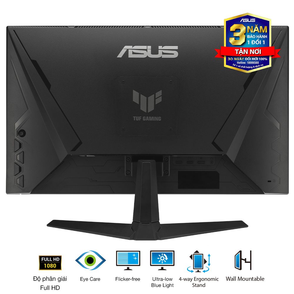 Màn Hình Gaming ASUS TUF VG249Q3A (23.8 inch - FHD - Fast IPS - 180Hz - 1ms - ELMBSync - GSync - FreeSync)