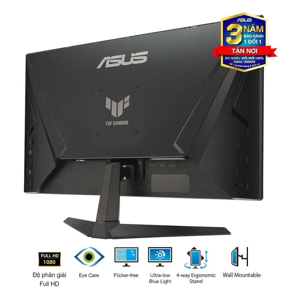 Màn Hình Gaming ASUS TUF VG249Q3A (23.8 inch - FHD - Fast IPS - 180Hz - 1ms - ELMBSync - GSync - FreeSync)