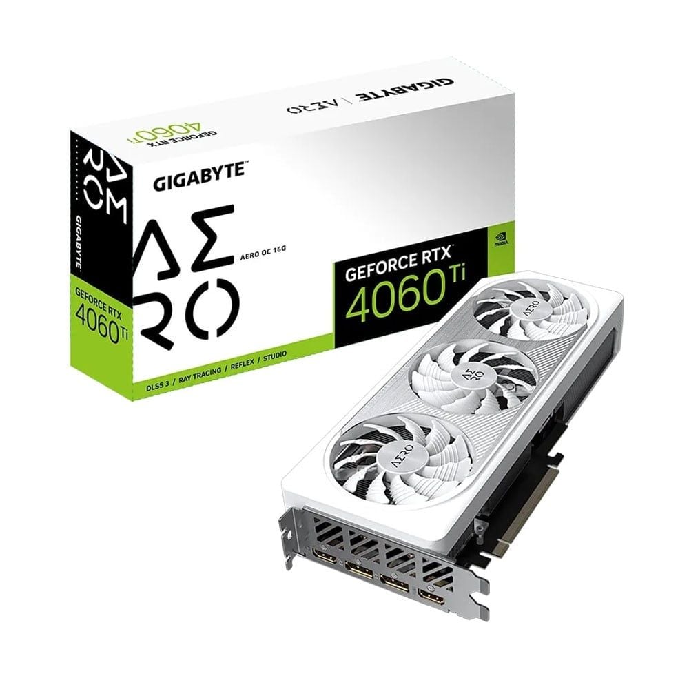  VGA Gigabyte GeForce RTX 4060 Ti AERO OC 16GB (N406TAERO OC-16GD) 