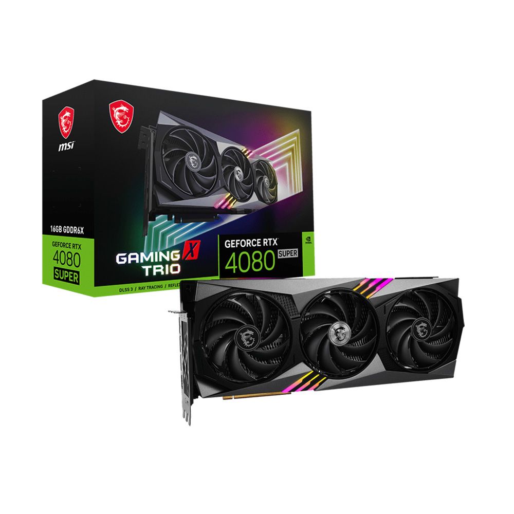  VGA MSI RTX 4080 Super 16GB Gaming X Trio 