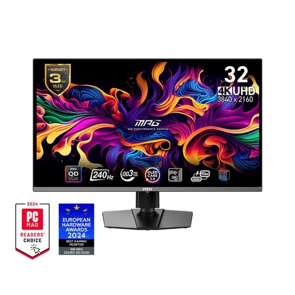  Màn Hình MSI MPG 321URX QD-OLED (31.5 inch - OLED - 4K - 240Hz - 0.03ms) 