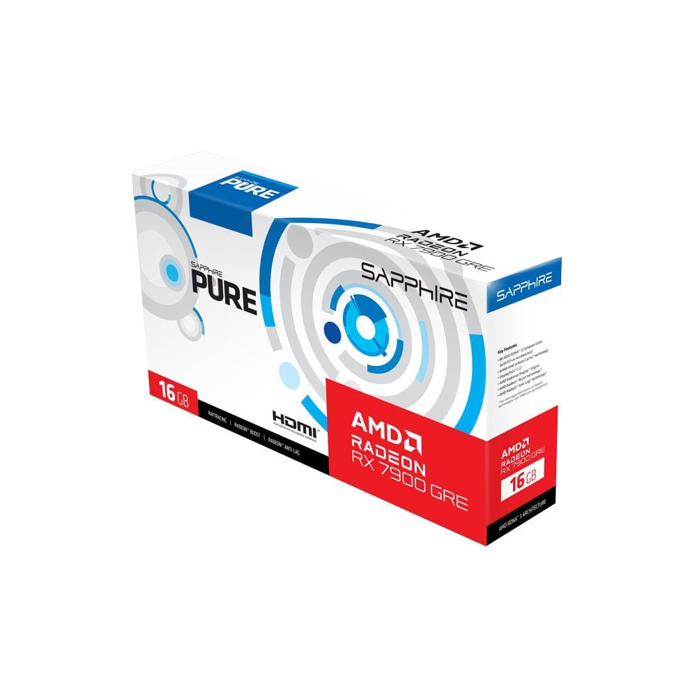 Card Màn Hình Sapphire Pure AMD Radeon RX 7900 GRE 16GB GDDR6
