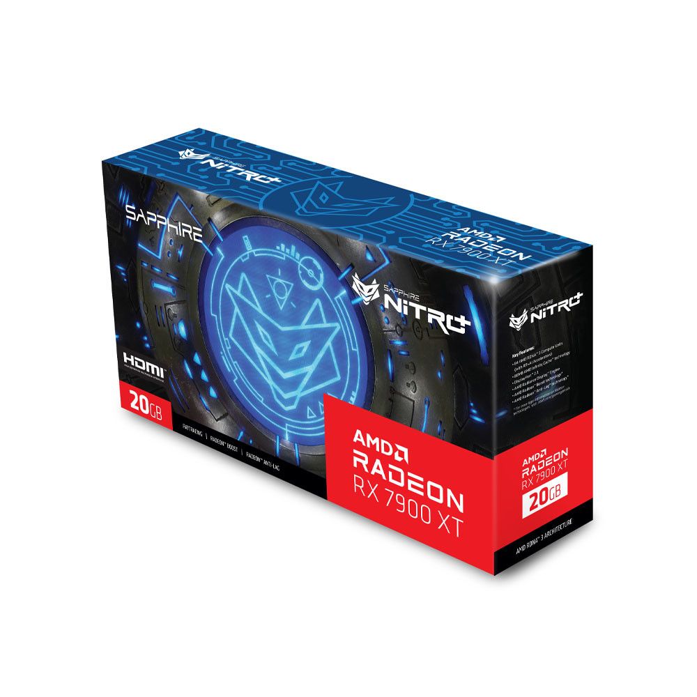 Card Màn Hình Sapphire Nitro+ AMD Radeon RX 7900 XT Vapor X 20GB GDDR6 (11323-01-40G)