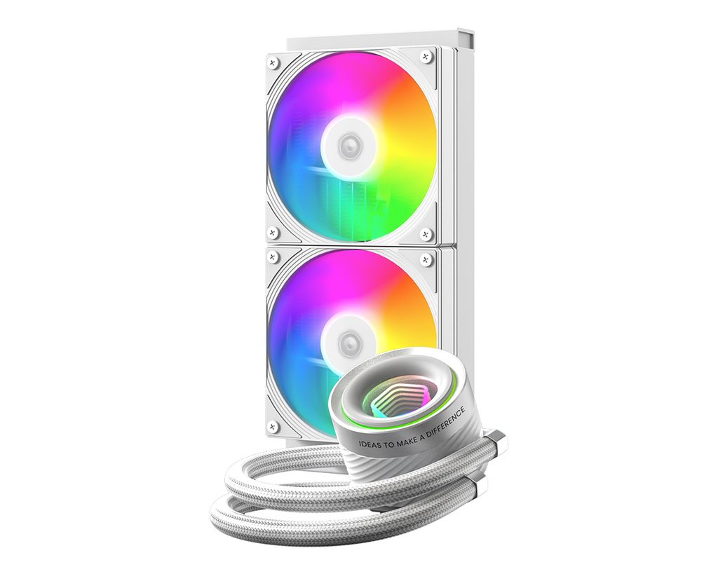 TẢN NHIỆT NƯỚC ID-COOLING FX240 INF ARGB | Black - White