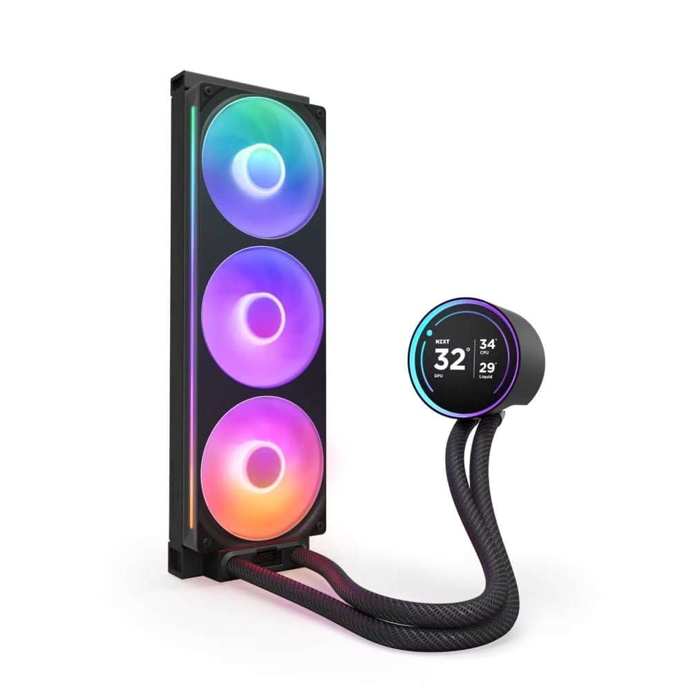 Bộ Tản Nhiệt Nước NZXT KRAKEN ELITE 360 RGB V2 | BLACK - White