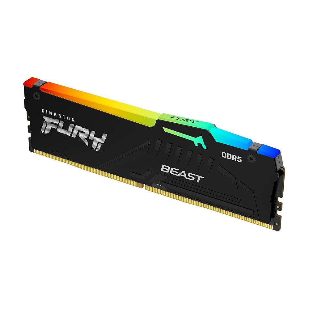 RAM Kingston FURY Beast RGB 16GB (1x16GB) DDR5 6000Mhz (KF560C36BBE2A-16) (AMD EXPO+INTEL XMP)