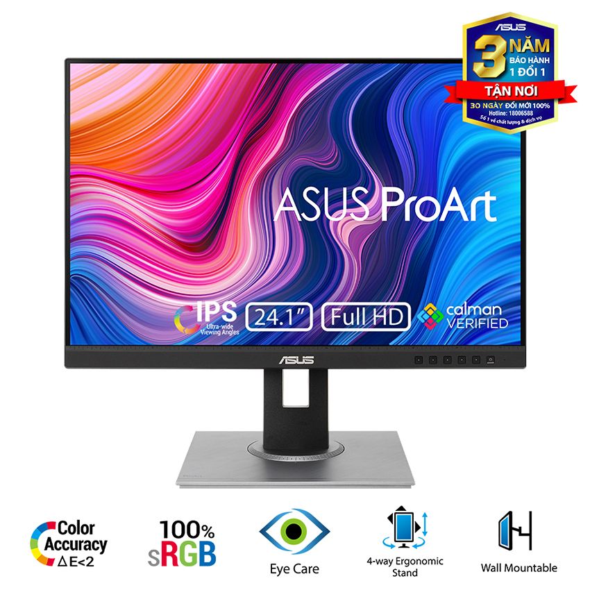 MÀN HÌNH ASUS PROART PA248QV (24INCH/WUXGA/IPS/75HZ/5MS)