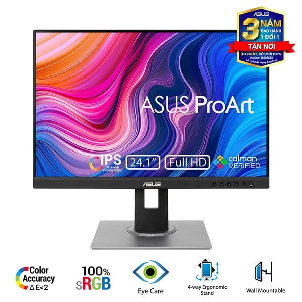  MÀN HÌNH ASUS PROART PA248QV (24INCH/WUXGA/IPS/75HZ/5MS) 