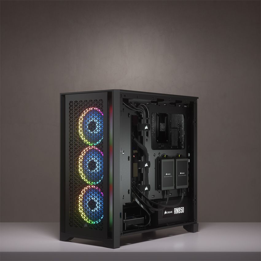 CASE CORSAIR 4000D AIRFLOW TG BLACK (MID TOWER/MÀU ĐEN)