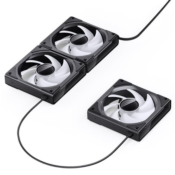 Fan case JONSBO ZK-120B (3 IN 1) Infinity | Black - White