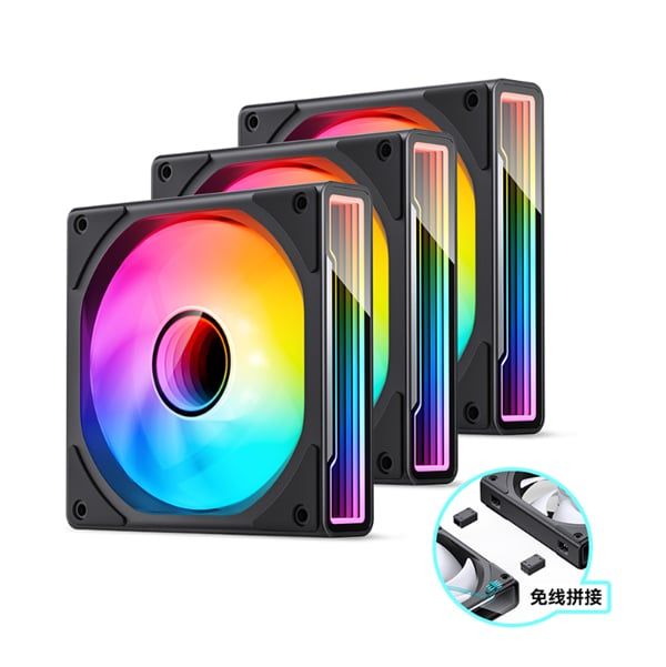 Fan case JONSBO ZK-120B (3 IN 1) Infinity | Black - White