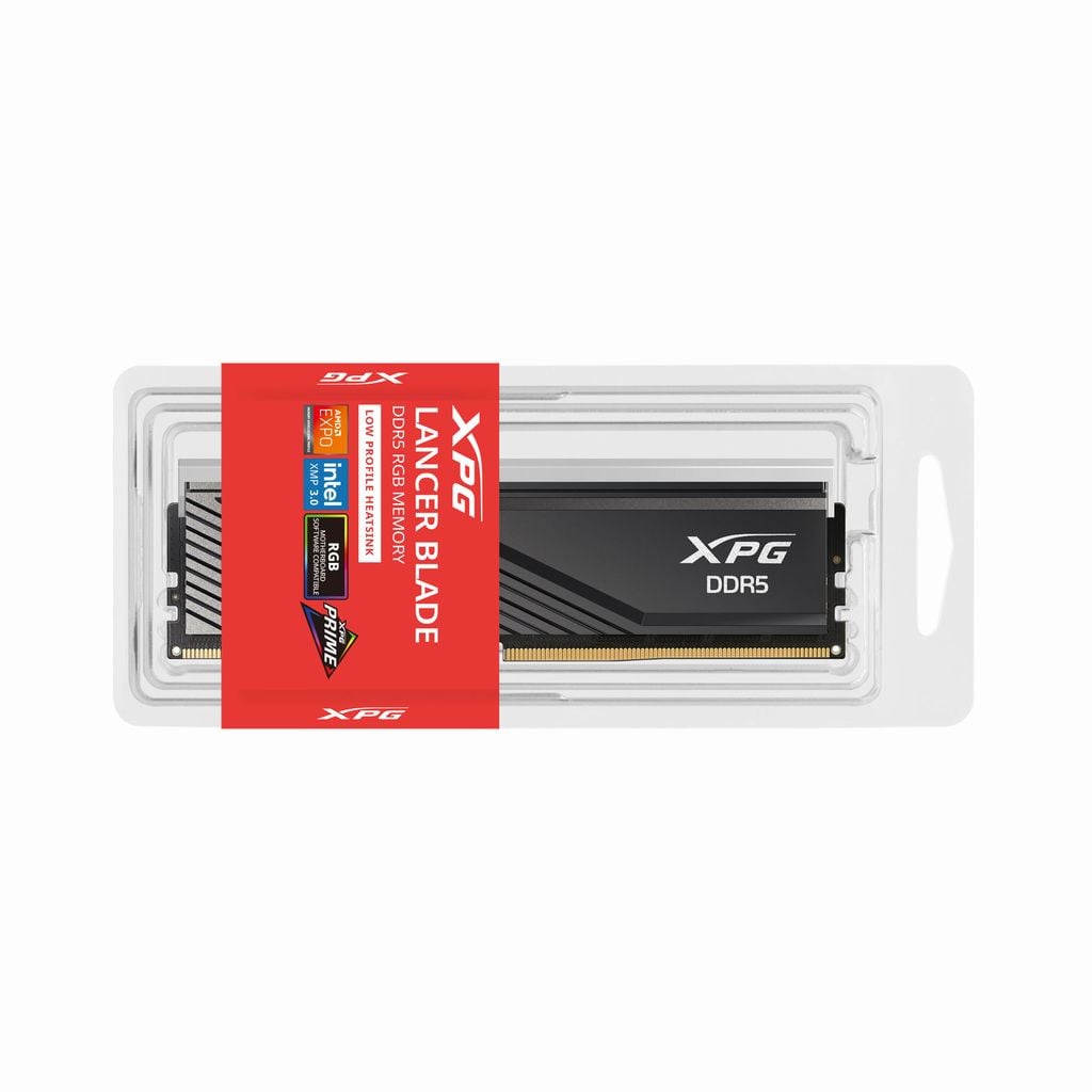 Ram Adata Lancer Blade RGB 16Gb DDR5 6000Mhz Black - White