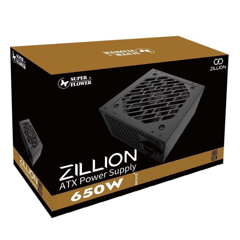 Nguồn Máy Tính Super Flower Zillion DB 650W 80Plus Bronze