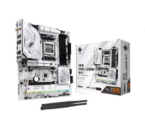  Bo Mạch Chủ Mainboard ASRock X870 Steel Legend WiFi 