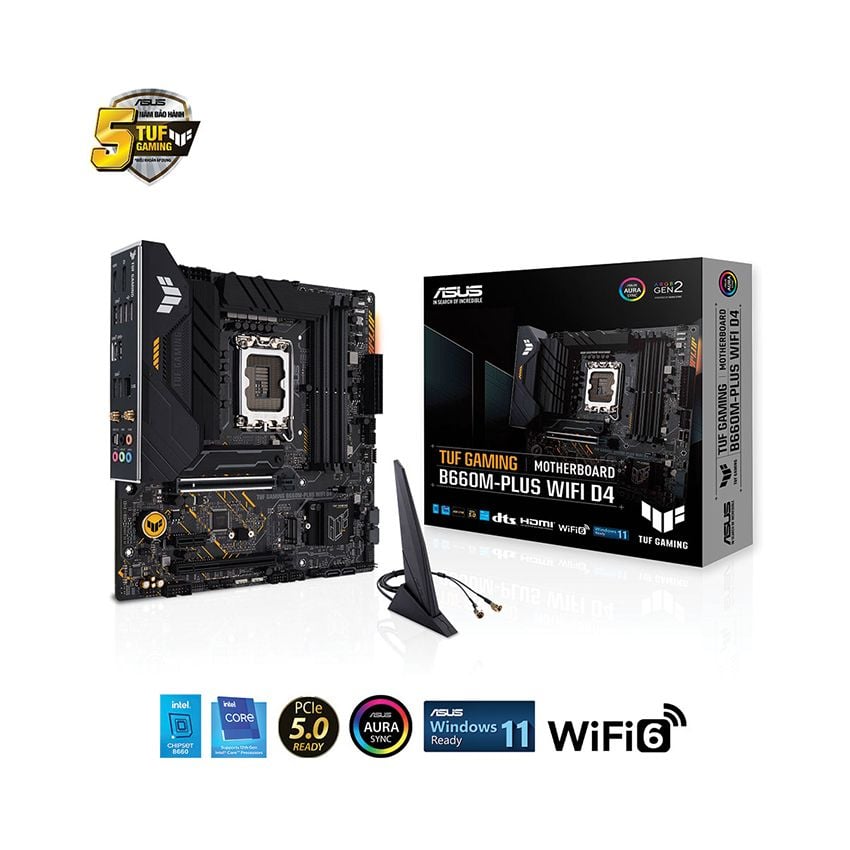 Mainboard Asus TUF GAMING B660M-PLUS WIFI D4 – TITEK