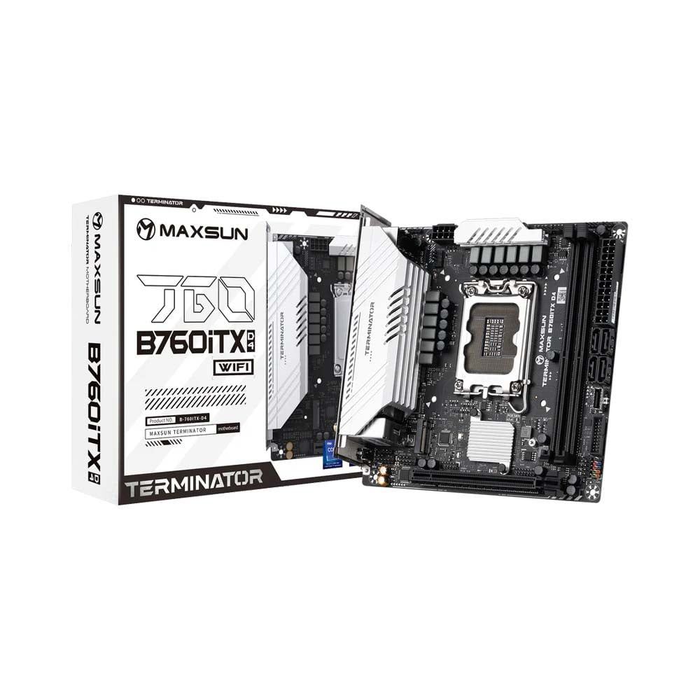 Bo mạch chủ Maxsun Terminator B760itx WIFI D4