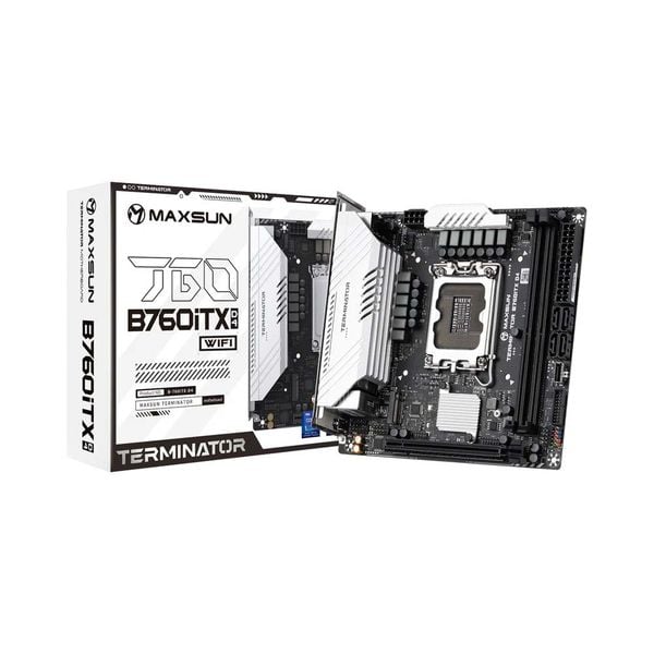  Bo mạch chủ Maxsun Terminator B760itx WIFI D4 