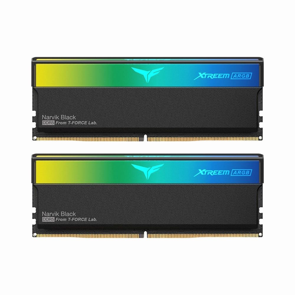 Ram PC TeamGroup XTREEM ARGB 32GB 7200MHz DDR5 (2x16GB) | Đen - Trắng