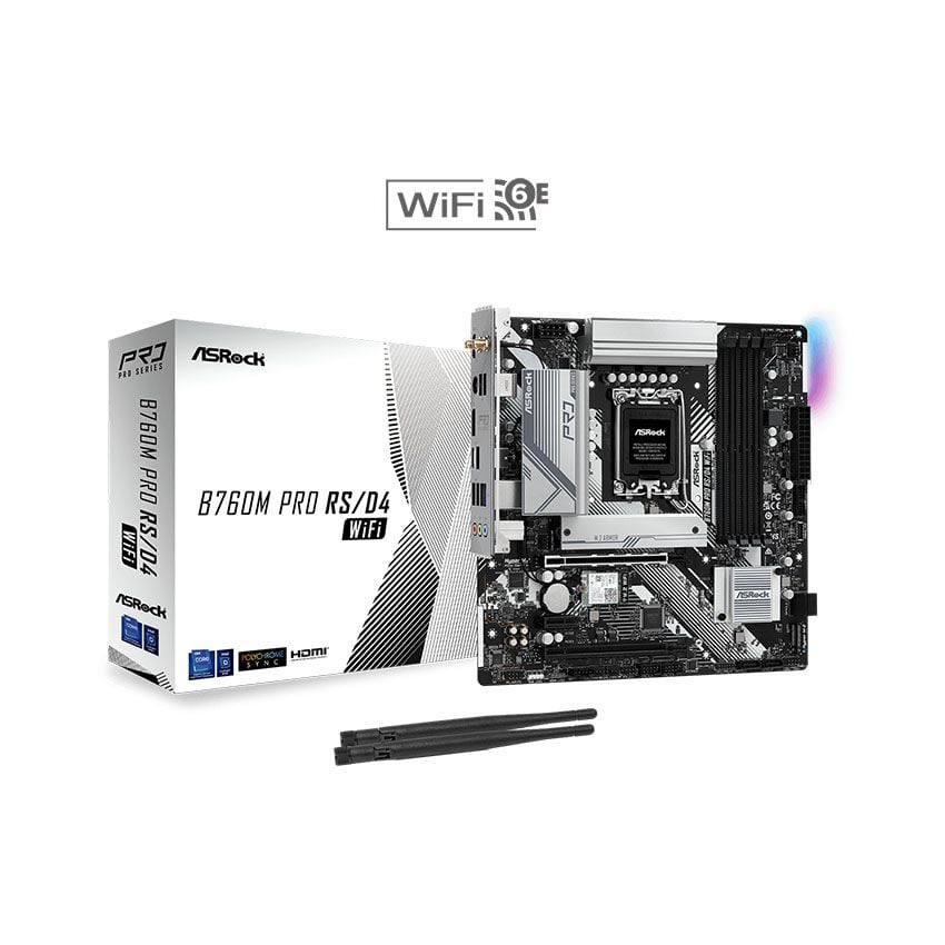  MAINBOARD ASROCK B760M PRO RS/D4 WIFI 