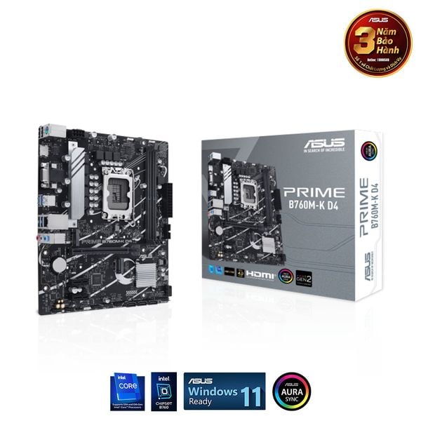  MAINBOARD ASUS PRIME B760M-K D4 