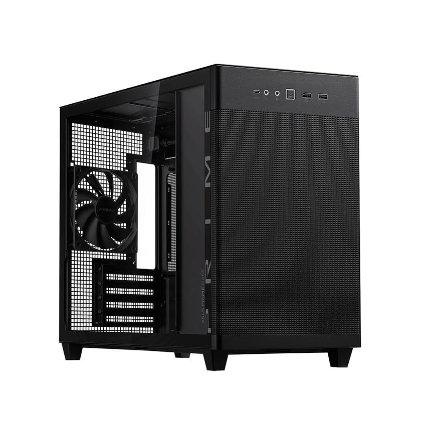 Vỏ Case Asus AP201 Asus Prime CASE TG Black (Mini Tower / Màu Đen )