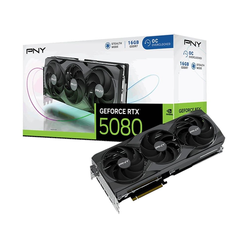 Card màn hình PNY GeForce RTX 5080 OC 16GB