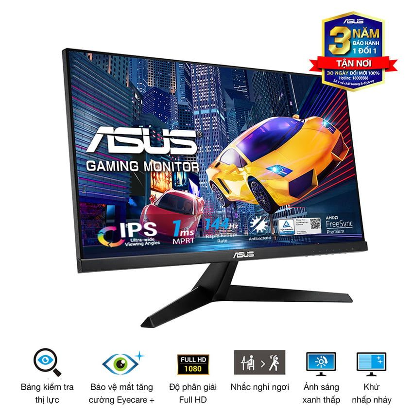 MÀN HÌNH GAMING ASUS VY249HGE (23.8 INCH/FHD/IPS/144HZ/1MS)