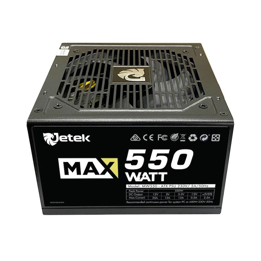 Nguồn Jetek MW550/550W (Màu Đen)
