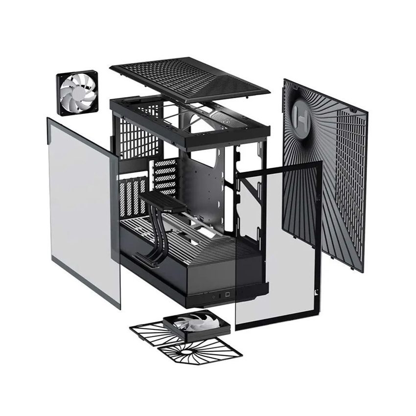 VỎ CASE HYTE Y40 | BLACK - WHITE - BW (ATX/MID TOWER)
