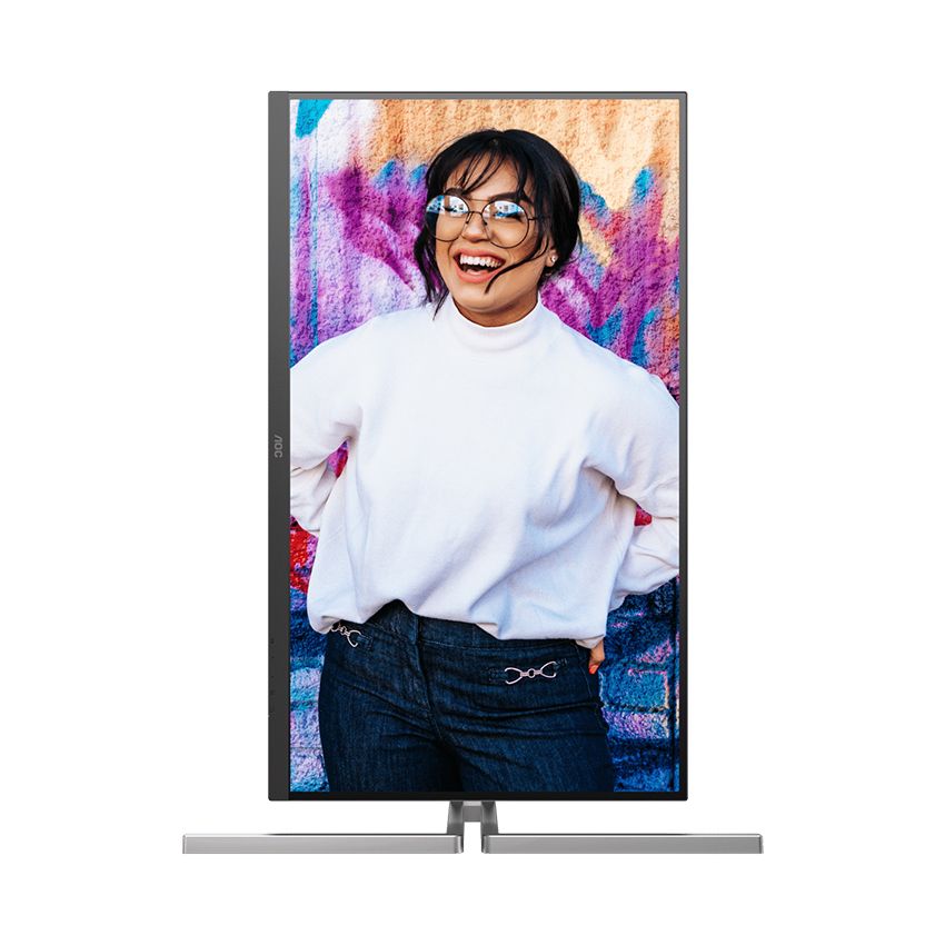 MÀN HÌNH AOC U27U3CV/74 (27 INCH/UHD/NANO IPS/75HZ/4MS/LOA/USB-C)