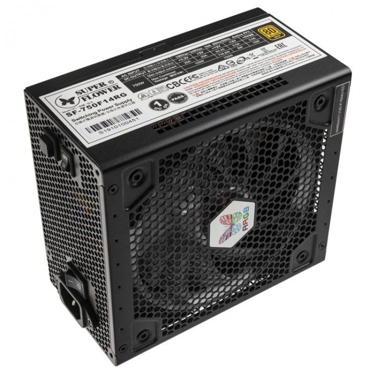 Nguồn Máy Tính 750W Super Flower Leadex III Gold ARGB Black (80 Plus Gold)