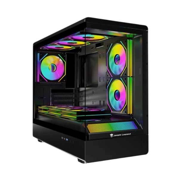  VỎ CASE LEOPARD MS-01 RGB | BLACK - WHITE (KHÔNG KÈM FAN) 
