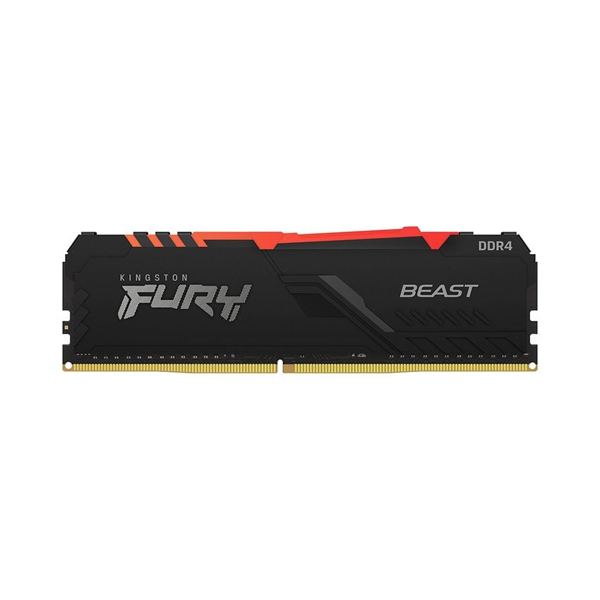 RAM DESKTOP KINGSTON FURY BEAST RGB (KF436C18BBAK2/32) 32GB (2X16GB) DDR4 3600MHZ