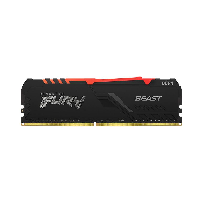 RAM DESKTOP KINGSTON FURY BEAST RGB (KF432C16BBA/16) 16GB (1X16GB) DDR4 3200MHZ