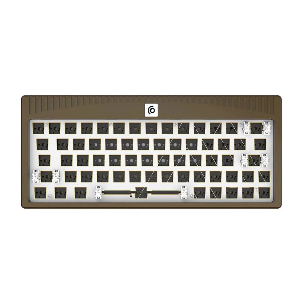 KIT bàn phím cơ Cidoo ABM648 Tri-mode | Brown - White - Green ( vỏ nhôm )