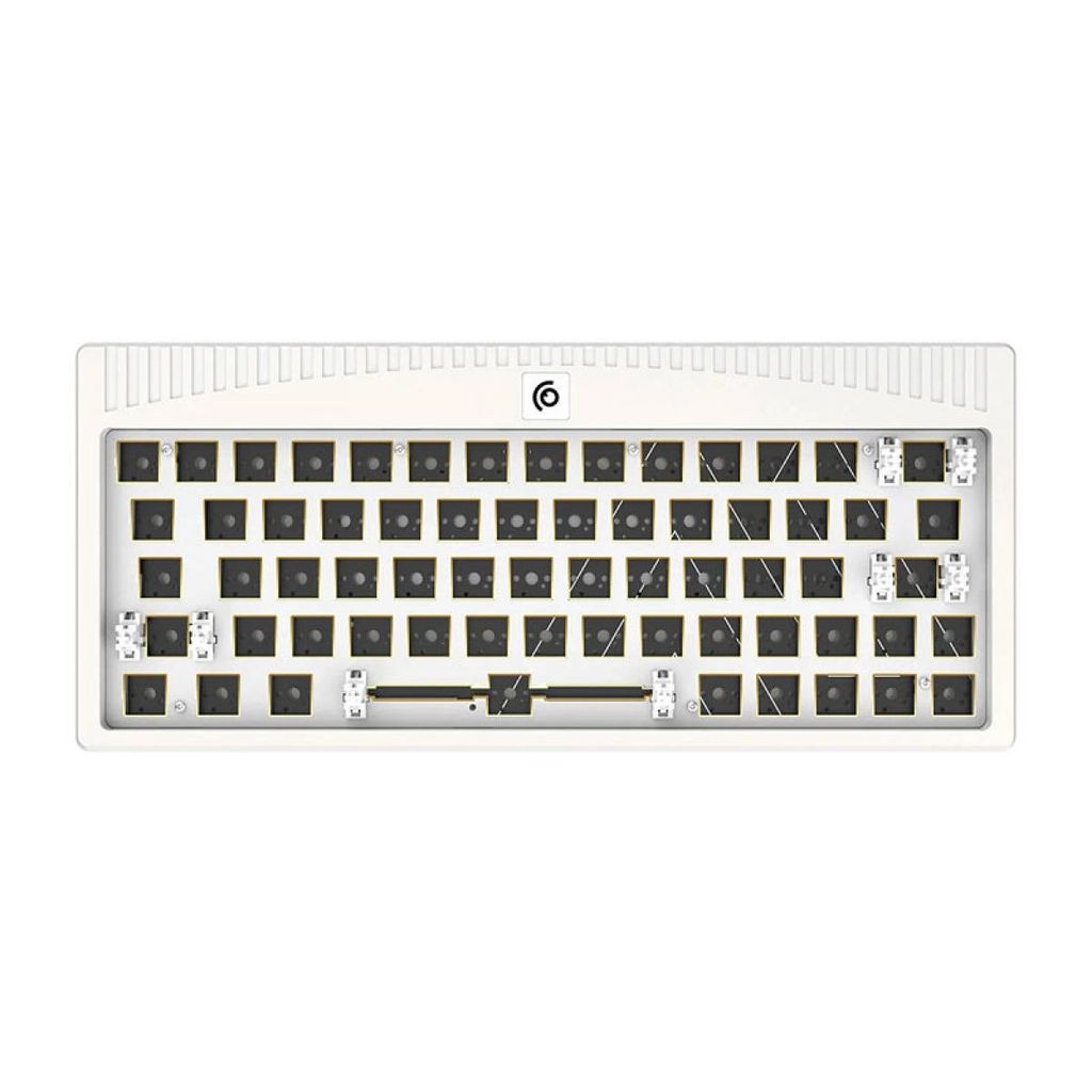 KIT bàn phím cơ Cidoo ABM648 Tri-mode | Brown - White - Green ( vỏ nhôm )