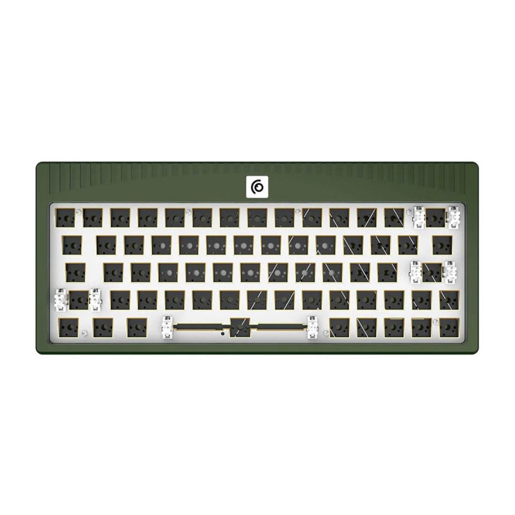 KIT bàn phím cơ Cidoo ABM648 Tri-mode | Brown - White - Green ( vỏ nhôm )