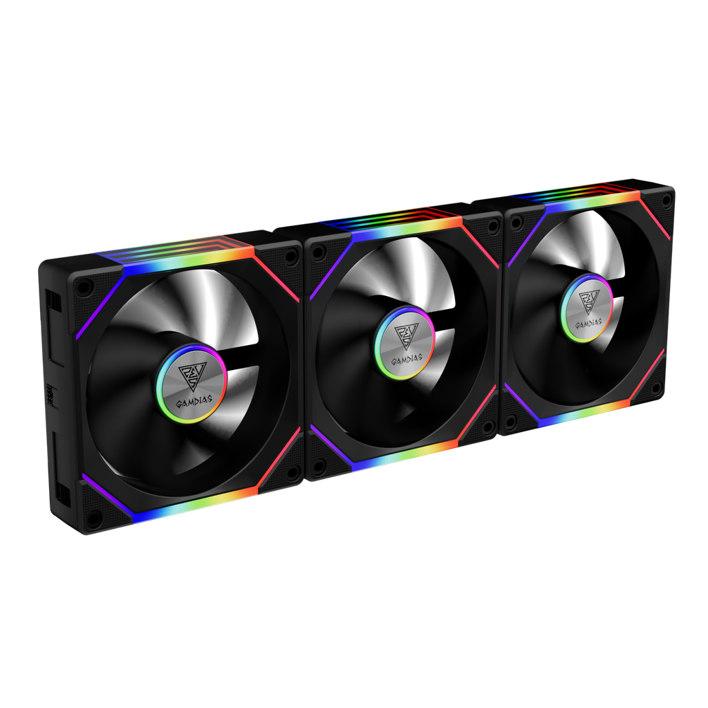 FAN CASE GAMDIAS AEOLUS P2-1203 | Black - White