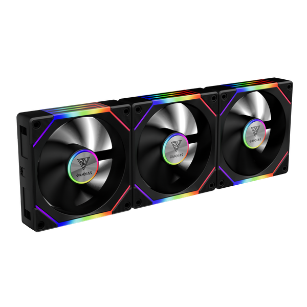  FAN CASE GAMDIAS AEOLUS P2-1203 | Black - White 
