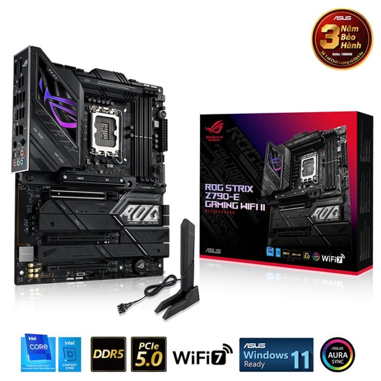 Mainboard ASUS ROG STRIX Z790-E GAMING WIFI II (Intel Z790, LGA1700, 4 x DDR5 192GB, ATX)