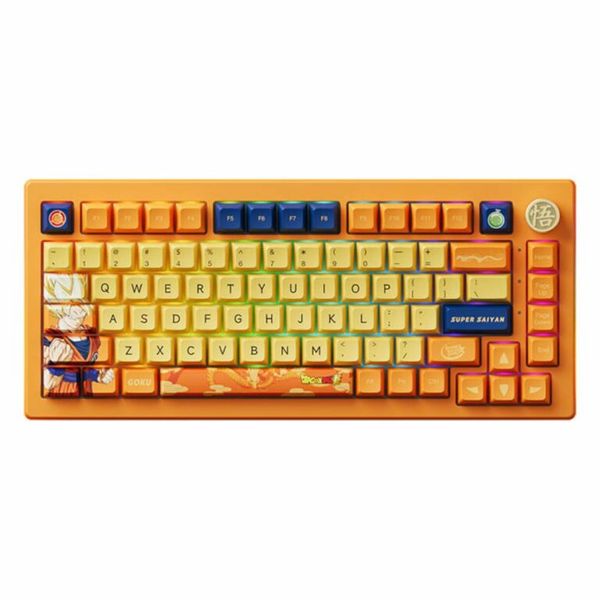  Bàn phím cơ AKKO 5075B Plus Dragon Ball Super – Goku (Multi-modes / RGB / Hotswap / Gasket mount) 